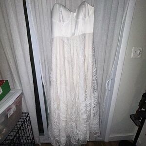 Lulu's Strapless Ivory Wedding Gown